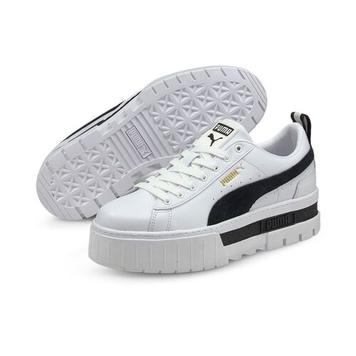 Puma Mayze Lth Wn s - PUMA WHITE-PUMA BLACK