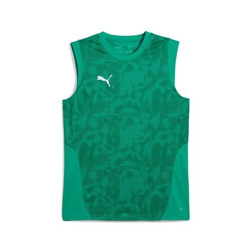 Puma teamCUP Training Sleeveless Jersey - Sport Green-PUMA Silver-Power Green