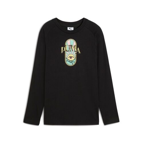 Puma Graphic Acid Cat Longsleev - PUMA BLACK