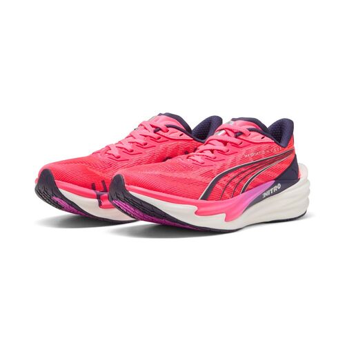 Puma Deviate NITRO 4 PUMA X HYROX Wns - Pure Pink-PUMA White