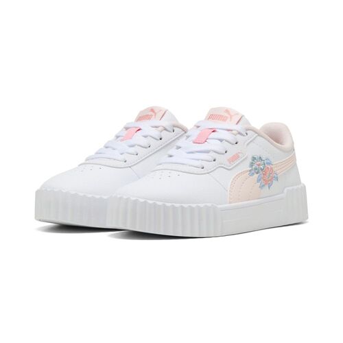 Puma Carina 3.0 Floral PS - PUMA White-Jasmine Flower-Seafoam