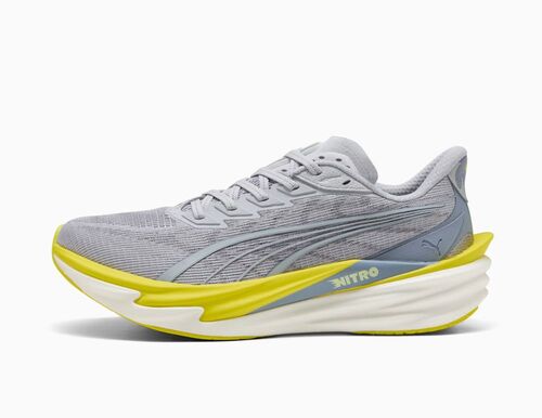 Puma Deviate NITRO 4 - Vibrant Silver-Lux Lime