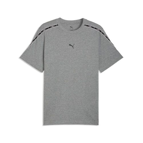 Puma ESS TAPE Tee - Medium Gray Heather