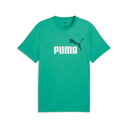 Puma ESS 2 COLOR No. 1 Logo Tee - Vibrant Green