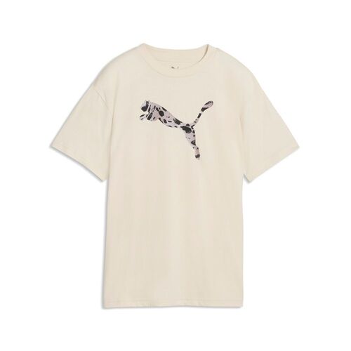 Puma ESS GRAPHIC Animal Relaxed Tee G - Alpine Snow