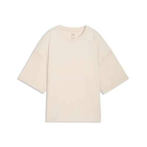 Puma HER Oversized Tee - Alpine Snow