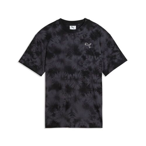 Puma ESS ELEVATED Relaxed Tie-dye Tee - PUMA Black