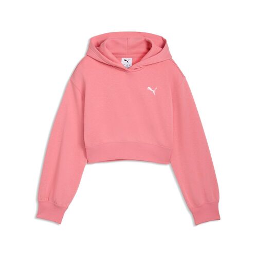 Puma WARDROBE ESS Short Length Hoodie TR G - Wild Pink