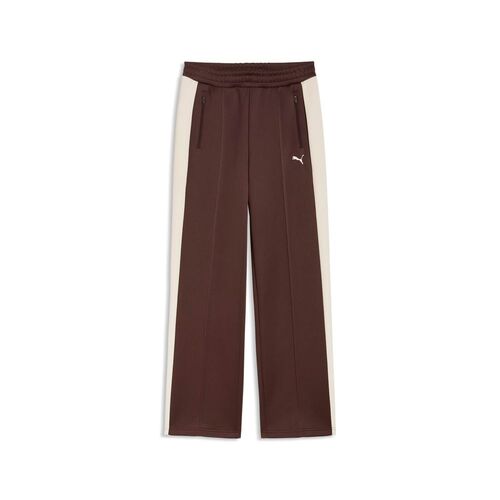 Puma T7 ALWAYS ON Straight Track Pants op - Chocolate Brown