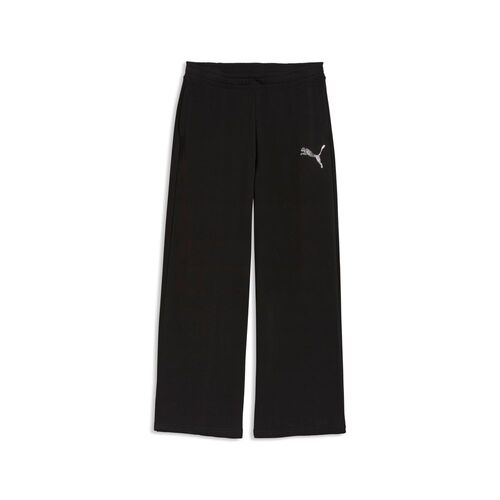Puma ESS GRAPHIC LEO LUXE Bedazzled Slouchy Pants TR - PUMA Black
