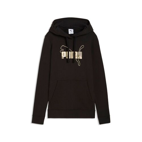 Puma ESS LOGO LAB Metallic Hoodie TR - PUMA Black