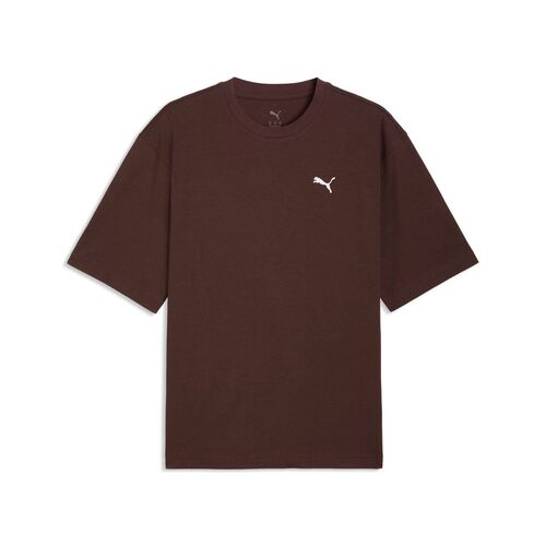 Puma WARDROBE ESS Boxy Tee - Chocolate Brown