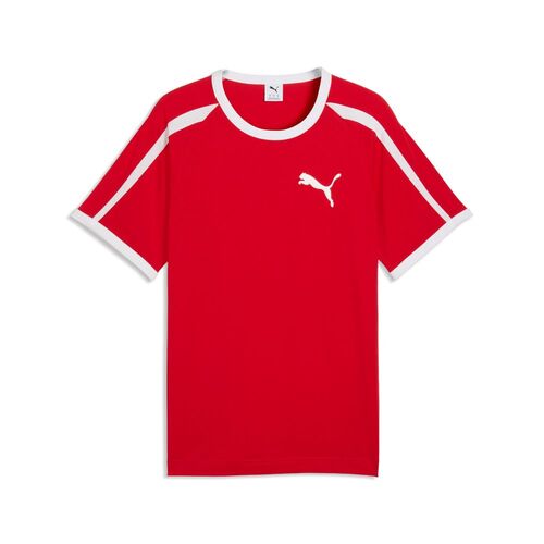 Puma T7 Big Cat Ringer Tee - For All Time Red
