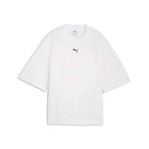 Puma DARE TO Fitted Waist Tee - PUMA White