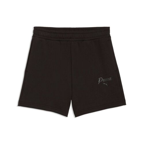 Puma ESS SCRIPT High Waist Shorts TR G - PUMA Black