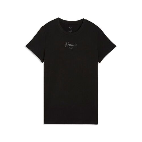 Puma ESS SCRIPT Tee - PUMA Black