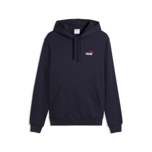 Puma ESS 2 COLOR Small No. 1 Logo Hoodie TR - New Navy-red