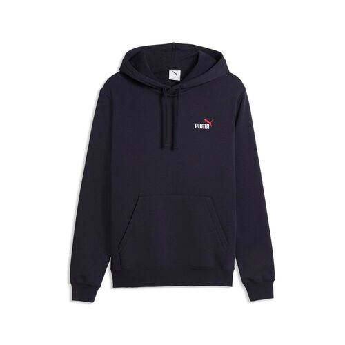 Puma ESS 2 COLOR Small No. 1 Logo Hoodie FL - New Navy-red