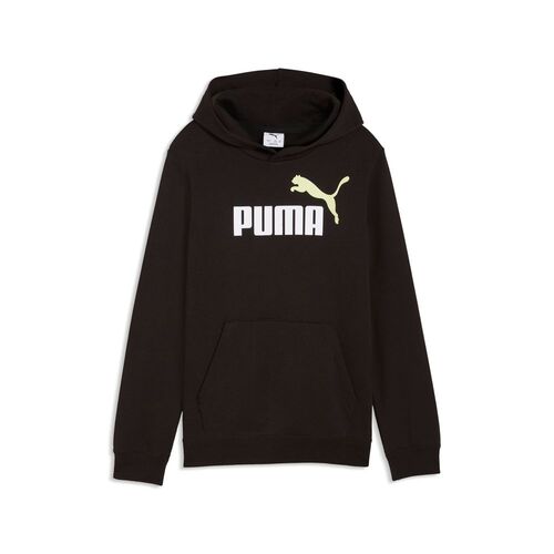 Puma ESS 2 COLOR No.1 Logo Hoodie TR B - PUMA Black-Apple Spritz