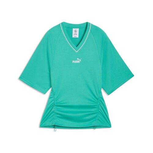 Puma FUTURE.PUMA.ARCHIVE Fitted Waist Football Jersey - Vibrant Green