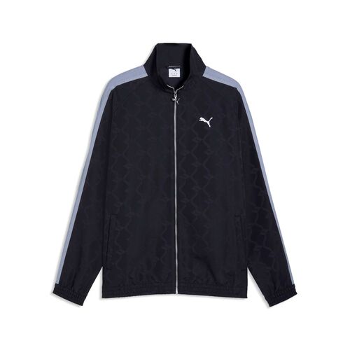 Puma T7 Jacquarded Woven Relaxed Track Jacket - New Navy