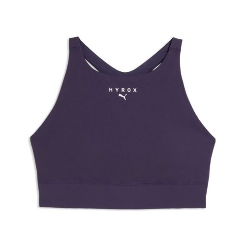 Puma W PUMA X HYROX SHAPELUXE HIGH NECK BRA - Deep Plum