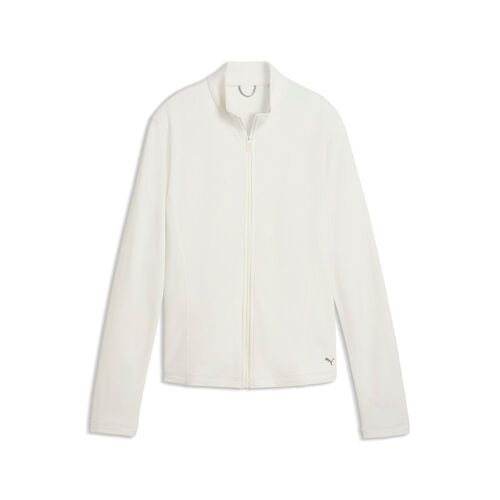 Puma W Pure Textured FZ Jacket - Warm White