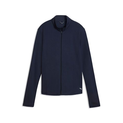 Puma W Pure Textured FZ Jacket - Deep Navy