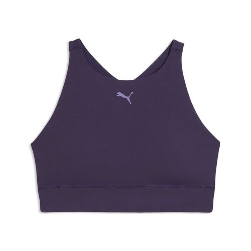 Puma SHAPELUXE HIGH NECK BRA - MID - Deep Plum