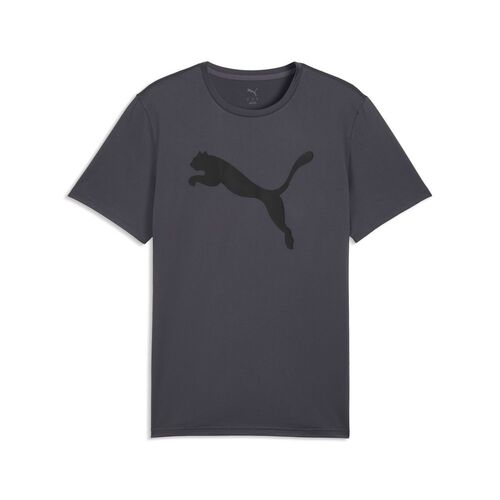 Puma M TAD ESSENTIALS Solid Cat Tee (CF big cat) - Galactic Gray