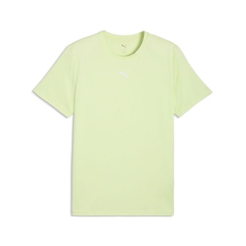 Puma M TAD ESSENTIALS HEATHER CAT Tee (CF small cat) - Apple Spritz Heather