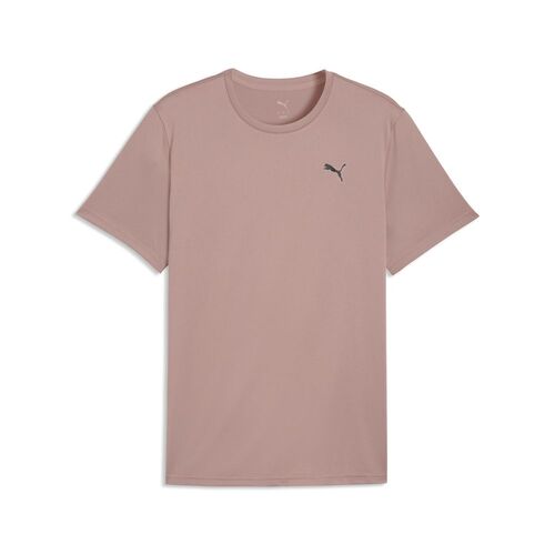 Puma M TAD ESSENTIALS SOLID CAT TEE (LC small cat) - Sandstone