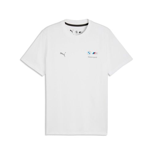 Puma BMW MMS Ess Logo Tee - PUMA White