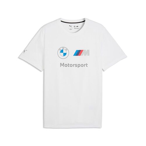 Puma BMW MMS Ess Logo Tee - PUMA White