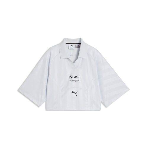 Puma BMW MMS Wmn Lifestyle Cropped Polo - Silver Mist