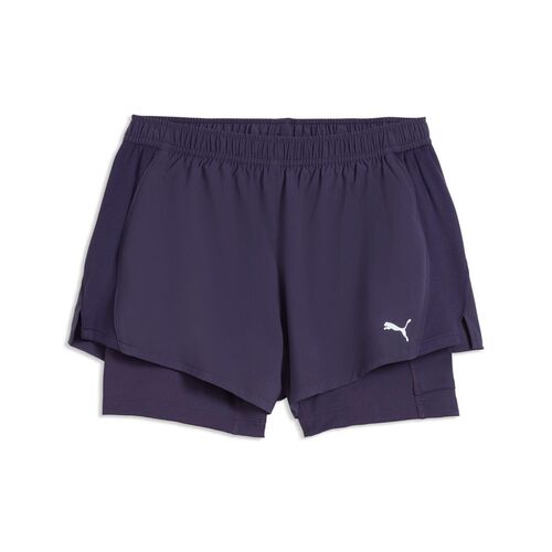 Puma W RUN VELOCITY 2IN1 3 SHORT - Deep Plum