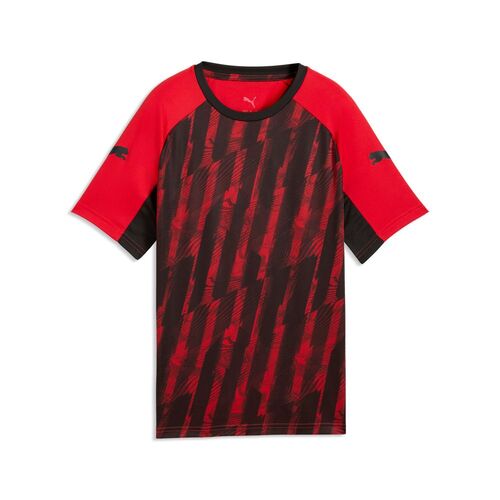 Puma individualLIGA Graphic Jersey Jr - PUMA Red-PUMA White-PUMA Black