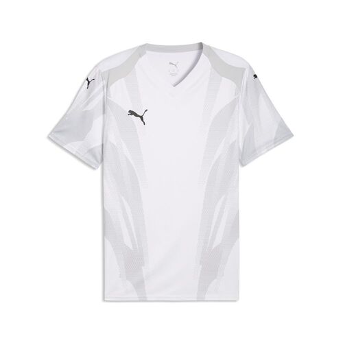 Puma teamFINAL Graphic Jersey - PUMA White-PUMA Black-Flat Light Gray