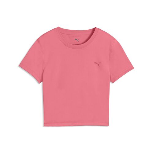 Puma W Puma Strong Cross Back Tee - Wild Pink