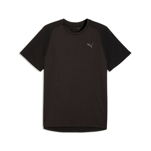 Puma M PWRTRAIN FABRIC MIX TEE - PUMA Black