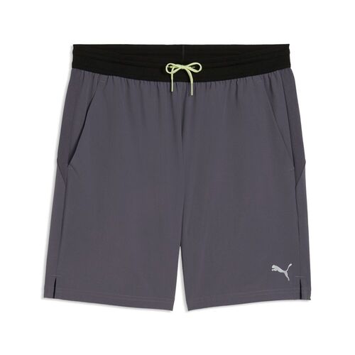 Puma M PWRTRAIN FABRIC MIX SHORT - Galactic Gray