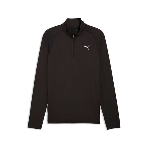 Puma M PWRTRAIN FABRIC MIX 14 ZIP - PUMA Black