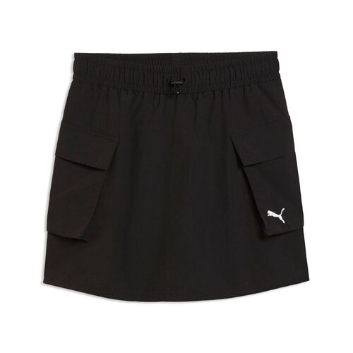 Puma WARDROBE ESS Woven Cargo Short Skirt - PUMA Black
