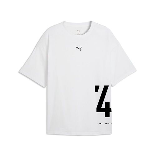 Puma M GRAPHIC OVERSIZED TEE - PUMA White
