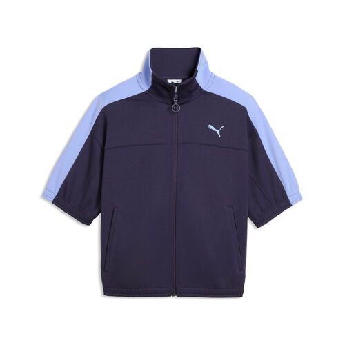 Puma T7 Short Sleeve Jacket Full Zip - Deep Plum