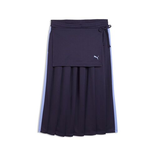 Puma T7 Midi Pleated Skirt - Deep Plum