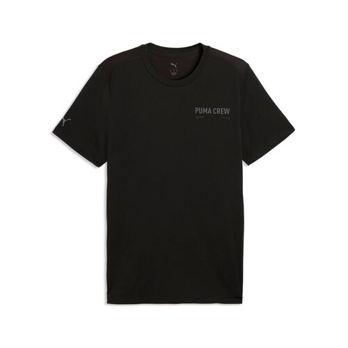 Puma M CLOUDSPUN BRANDED TEE - PUMA Black