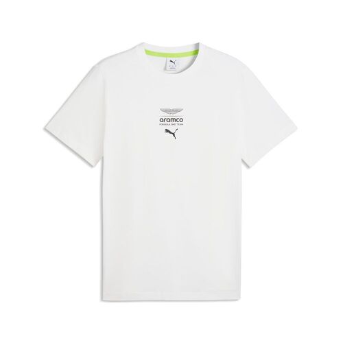 Puma AMF1 Essential Logo Tee 1 Regular - PUMA White