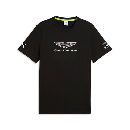 Puma AMF1 Essential Big Logo Tee Regular - PUMA Black