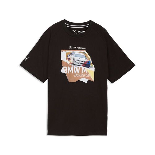 Puma BMW MMS Wmn Sportswear Graphic Tee - PUMA Black